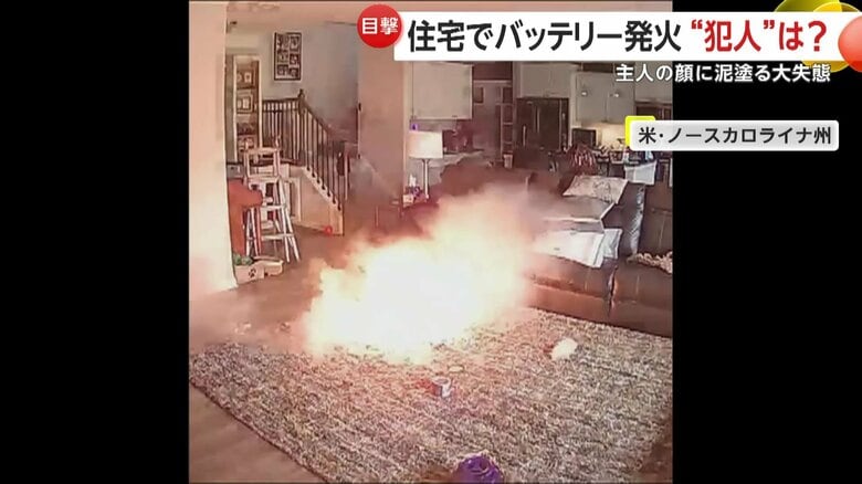 コルトンが噛み火を噴いたモバイルバッテリー