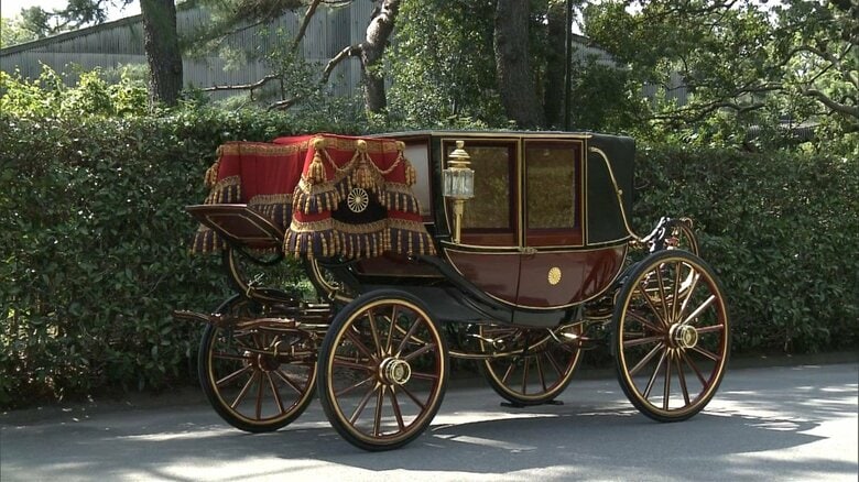 悠仁さまの成年式で使用される馬車「儀装馬車4号」