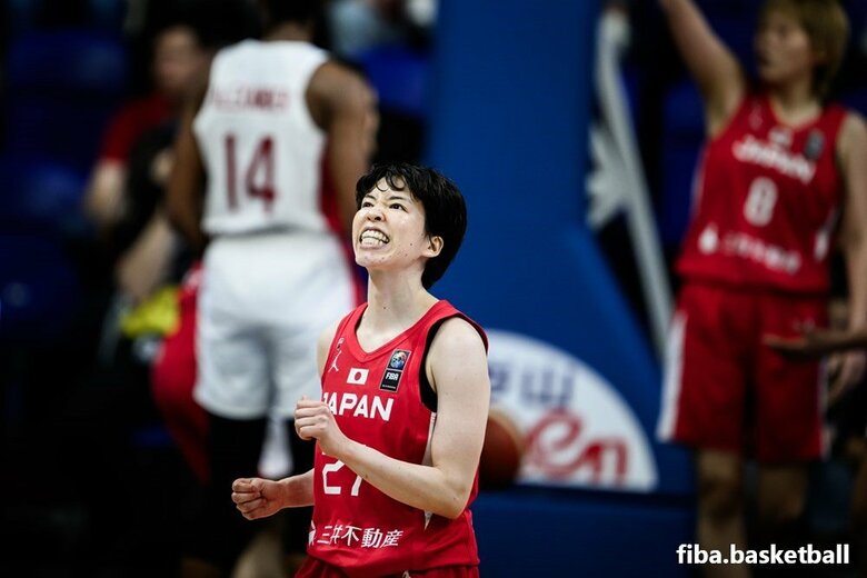 最終・スペイン戦での林咲希（11日、ハンガリー・ショプロン）