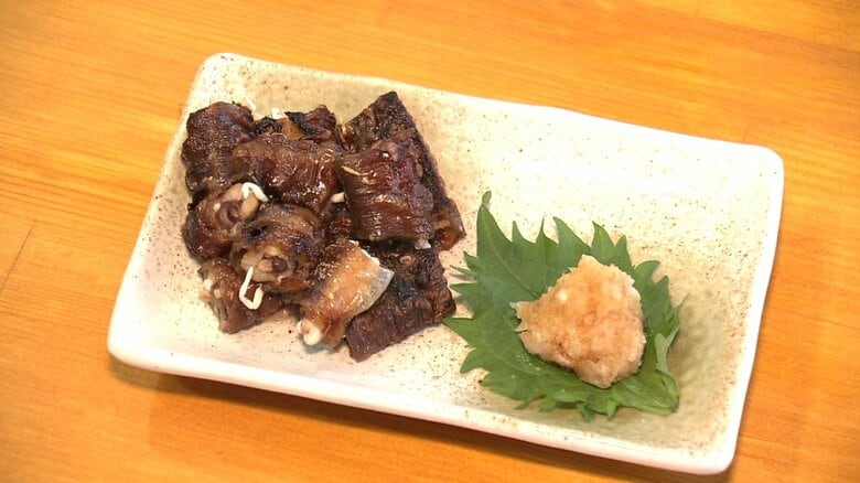 棒アナゴを使った『あなごの一夜干し』