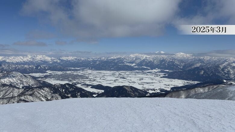 晴天時の銀杏峰