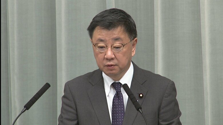 松野官房長官
