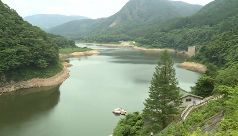 梅雨明け直後の鳴子ダム
