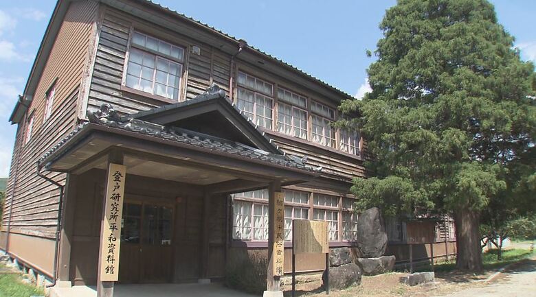 駒ヶ根の資料館はかつての中沢国民学校校舎