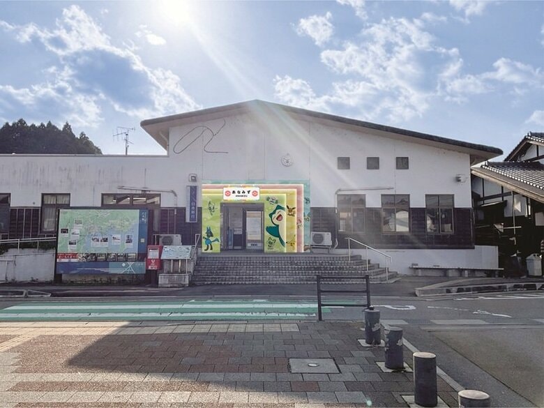 穴水駅舎装飾イメージ