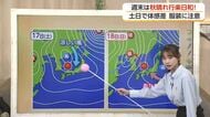 週末は行楽日和！土曜と日曜で体感に大きな差　台風30号の動向にも注意【ソラをライブ】