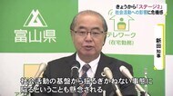 「社会活動の基盤から揺らぎかねない」富山県が独自の警戒レベルをステージ2に引き上げ 知事が危機感示す