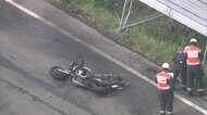 ツーリング中に衝突 バイク炎上 60代男性 埼玉から北海道へ