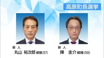 新人２人の一騎打ち　高原町長選挙　5日に投開票