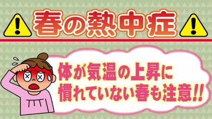 「春の熱中症」に注意　まだ体が暑さの準備できず…予防の基本は“水分補給” 室温も重要