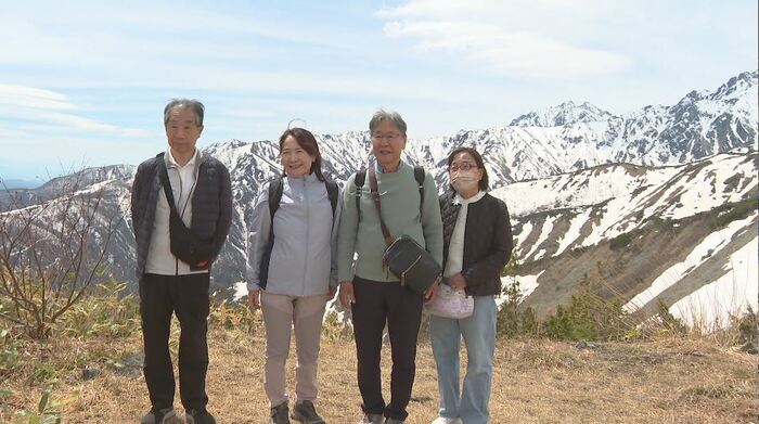 白馬八方尾根を訪れた観光客