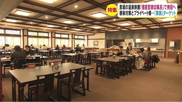 ランチバイキングの会場