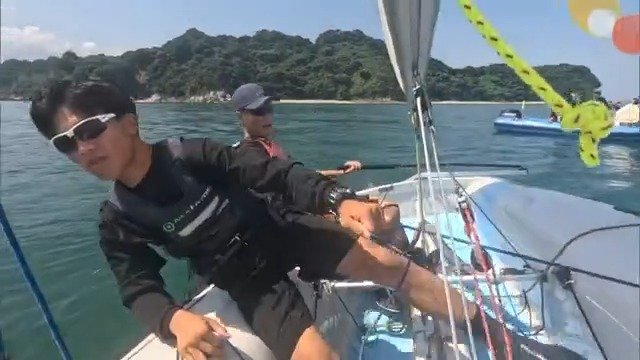 ２人乗りのヨットで全国の舞台へ