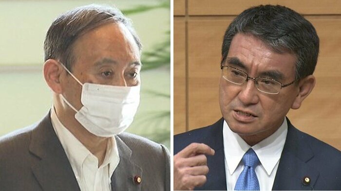政策的には維新と近い菅氏と河野氏