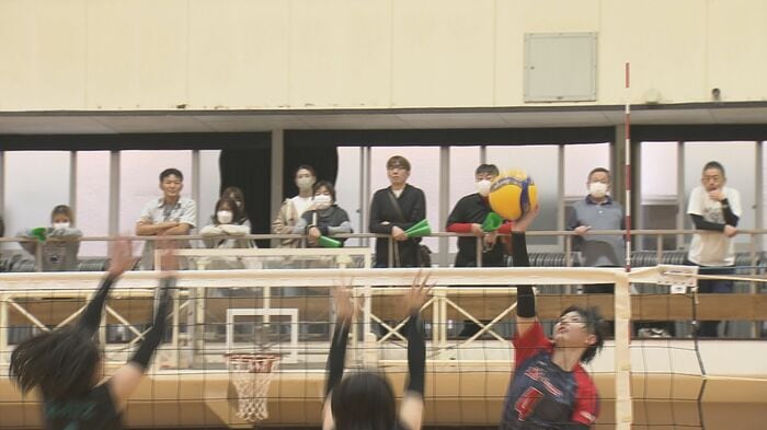 2025年　春の高校バレー長崎県大会の様子