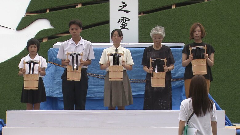 「長崎原爆の日」をまえに式典リハーサル　雨天も想定し立ち位置や動きを確認｜FNNプライムオンライン