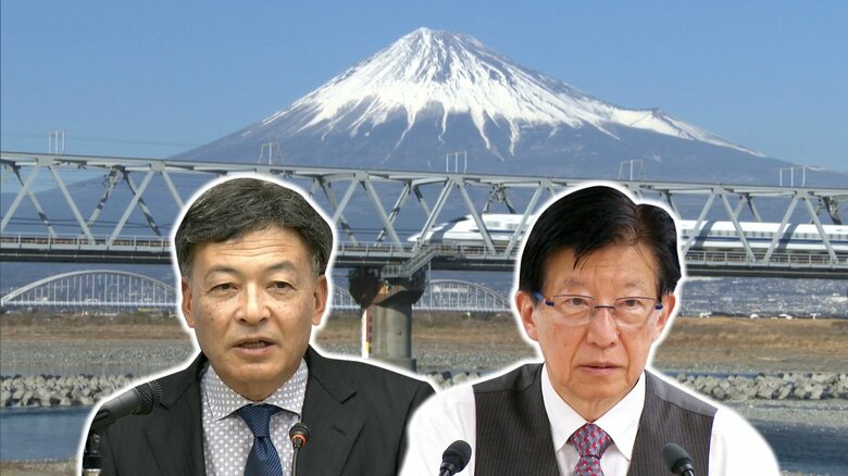 【リニア】知事と静岡市長がまた真逆　知事「お粗末」市長「困難な予測をやっていただいた」国の東海道新幹線への効果予測で｜FNNプライムオンライン