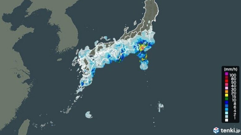 関東甲信地方では「警報級の大雨」となる期間や地域が拡大する可能性　24時間予想降水量は関東地方南部・伊豆諸島250ミリ、関東地方北部・甲信地方150ミリ（6日午前6時から7日午前6時まで 多い所で）｜FNNプライムオンライン