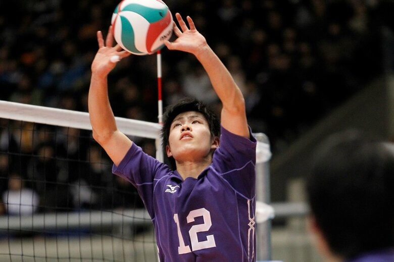 東京・東洋高校時代の関田誠大（写真提供：月刊バレーボール）