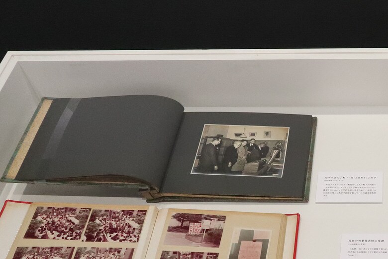 展示されれた“秘蔵写真”　提供：東京工芸大学