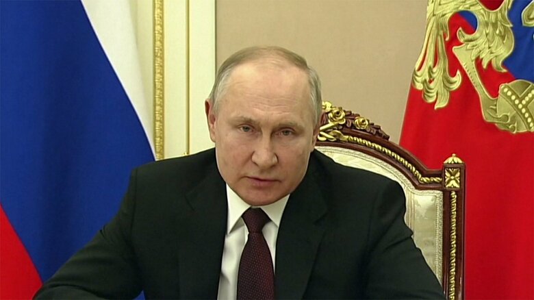 軍事作戦を決断したロシア・プーチン大統領