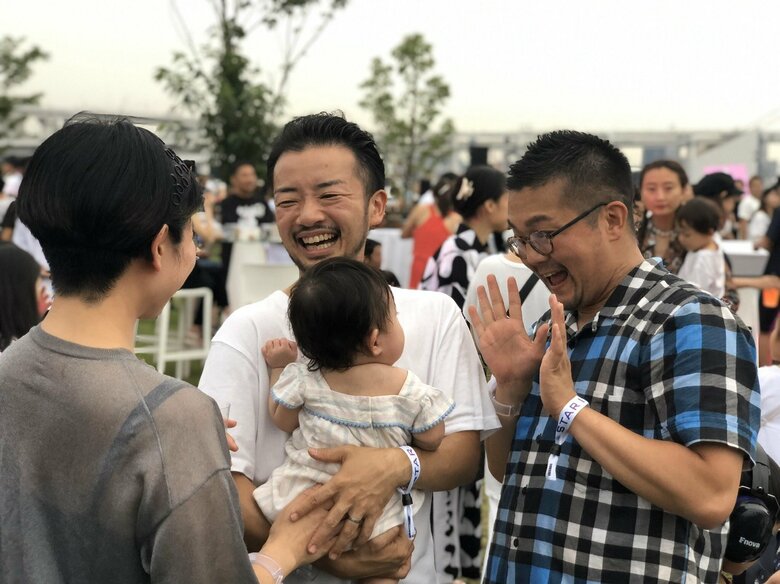 杉山さんとゲイの親友・松中権さん（提供：杉山文野さん）