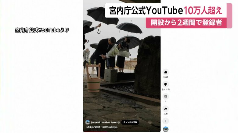 戦後80年の節目に 硫黄島を訪問された際の様子（4月7日）