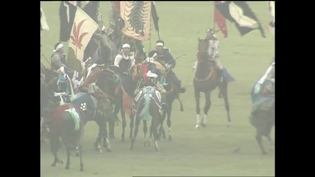 珍しく雨の中での開催となった2003年の出陣が最後に