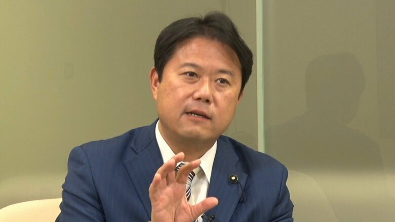 森村新代表は、党内での関係性について「一度握った手を離さない」と強調した