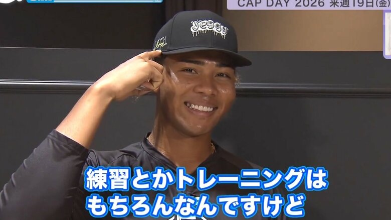 水谷瞬選手の「本人がかぶりたいキャップ」