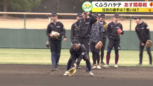 球団のトライアウト（2023年11月）
