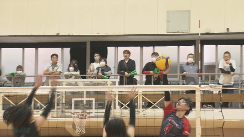 2025年　春の高校バレー長崎県大会の様子