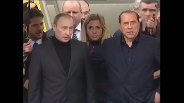 ベルルスコーニ氏の死去に際しプーチン大統領は「真の友人だった」との哀悼メッセージを出した