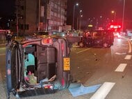 【速報】仙台市内の国道で車４台が関係する事故　「２台が横転」と１１９番通報　男女２人がけが