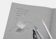 灰色のページに「白と黒で書くノート」をコクヨ発売…明暗のコントラストで見やすい“新感覚”