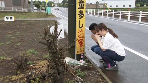 千葉・八街市の児童5人死傷事故から5年　「繰り返してはいけない」現場で献花、市役所で黙とう