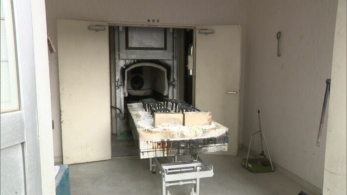 ここでクマなどの焼却処理を行っている