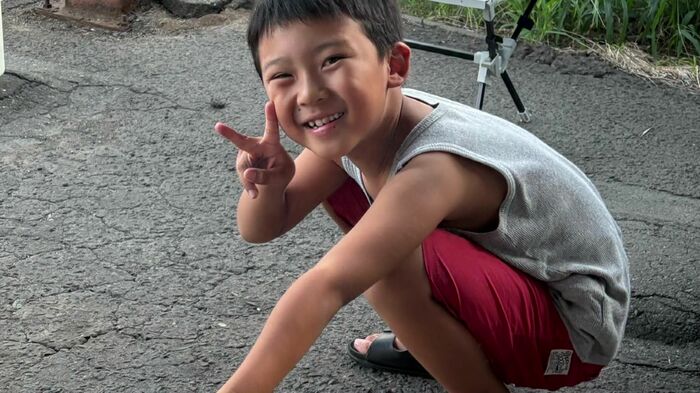 息子の章斗くん