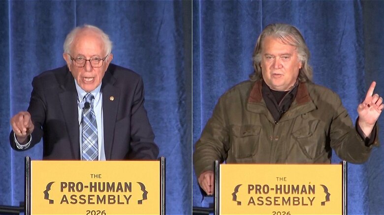 「左右」対極の2人がAI規制めぐり一致　サンダース氏とバノン氏　リスクに懸念　アメリカ・ワシントン｜FNNプライムオンライン