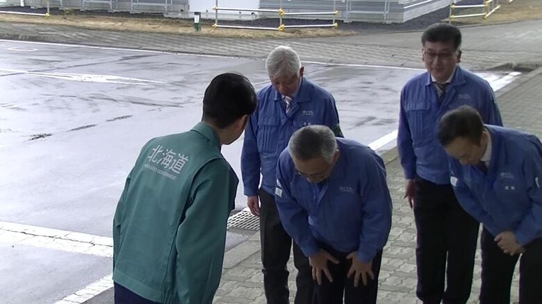 鈴木知事が泊原発を初めて視察