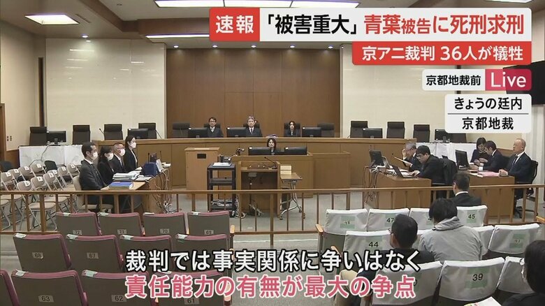 裁判では事実関係に争いはなく、責任能力の有無が最大の争点に