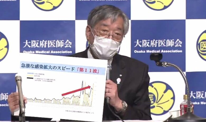大阪府医師会の会見より　25日