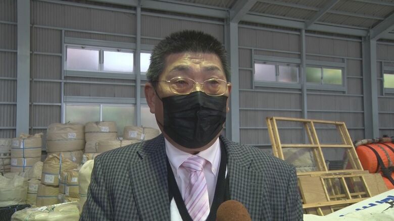 内海府漁業生産組合　本間信俊 組合長
