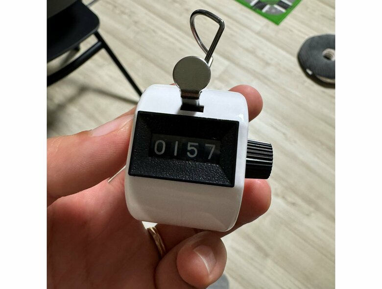 1日で「イヤ！」と言った回数が157回！（提供：エディさん）