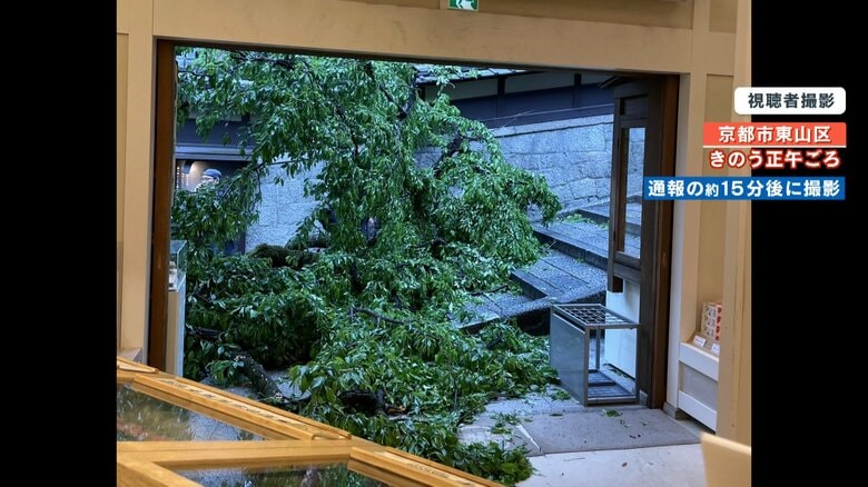 事故直後に店内から撮影された写真