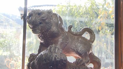 “幻の備前焼”…白備前　1200度の高温で生まれる乳白色の美　2022年の干支・トラの置物を窯出し【岡山発】