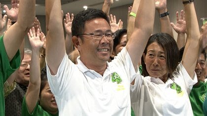 沖縄県知事選　新人の古謝玄太氏が当確　｢新しい県政｣現職の玉城デニー氏破る