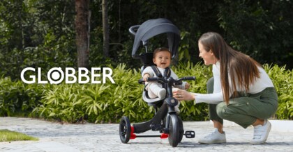 【ダッドウェイ調査】ベビーカー卒業は何歳？快適な移動も遊びも両立させたい親子に提案！「GLOBBER」のオールインワン乗用玩具