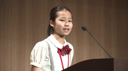 岡山県内の名所旧跡を紹介する英文を暗唱　岡山市で小学生英語暗唱コンテスト【岡山】