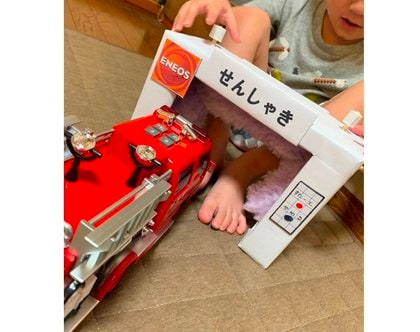 洗車機」大好きな5歳息子にママが作った“秀逸おもちゃ”が話題…でも